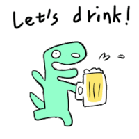 Drinking Drunk Sticker