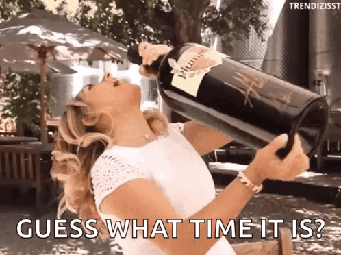 Drinking Inna GIF