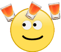 Drinking Spinning Sticker