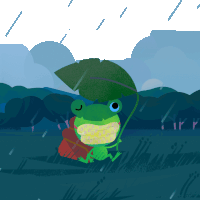 Drizzle Froggy Sticker