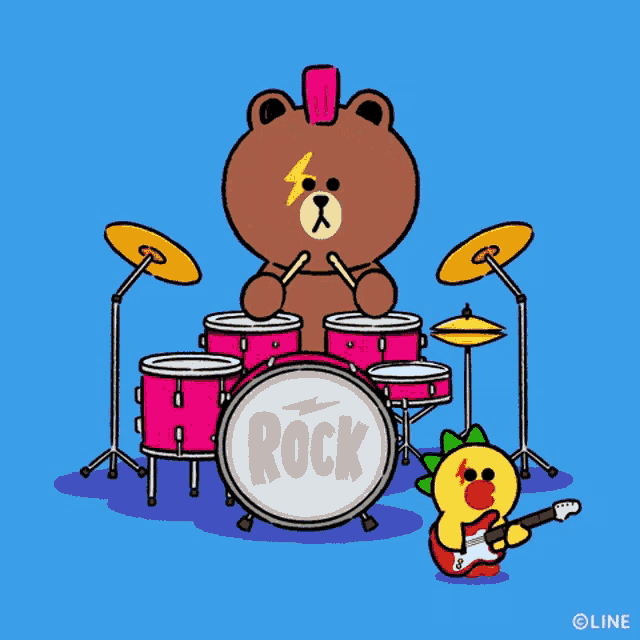Drums Brown Music GIF