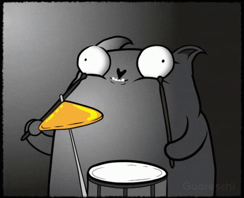 Drums Cat GIF