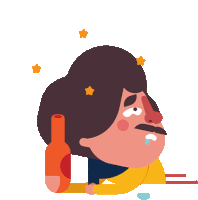 Drunk Prem Pyare Sticker