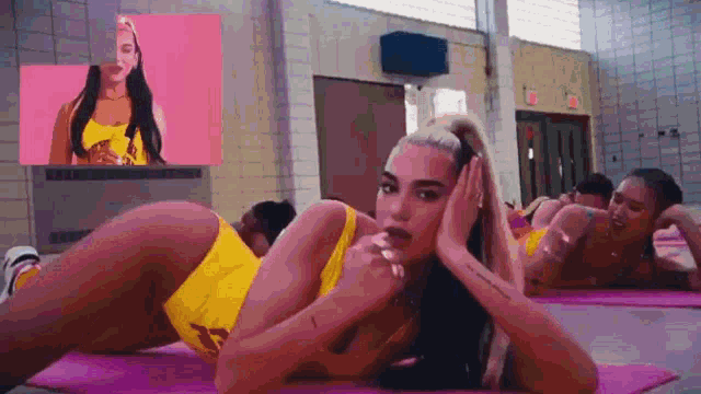 Dua Lipa Workout GIF