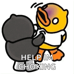 Duck Choke GIF
