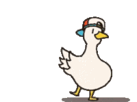 Duck Dancing Transparent Duck Sticker