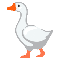Duck Goose Sticker