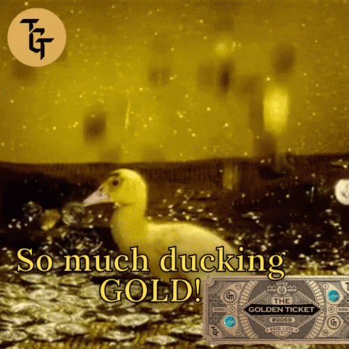 Ducking Gold Tgt Golden GIF