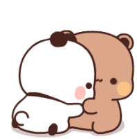 Dudu Bubu Hearts Sticker