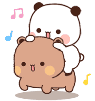 Dudu Bubu Playing Funny Sticker