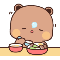 Dudu Eating While Sleeping Dufu Eating Sticker
