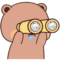 Dudu Looking Cute Sticker