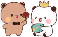 Dudu Rose Bubu Dudu Gift Sticker