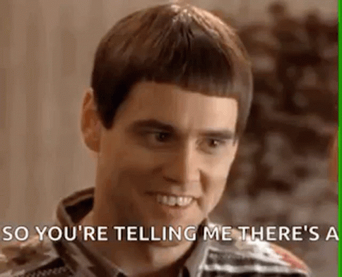 Dumb And Dumber Comedy GIF. This 498 x 404 animated GIF is part of our so youre telling me theres a chance collection. Related themes include comedy, dumb…