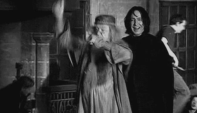 Dumbledore Snape GIF