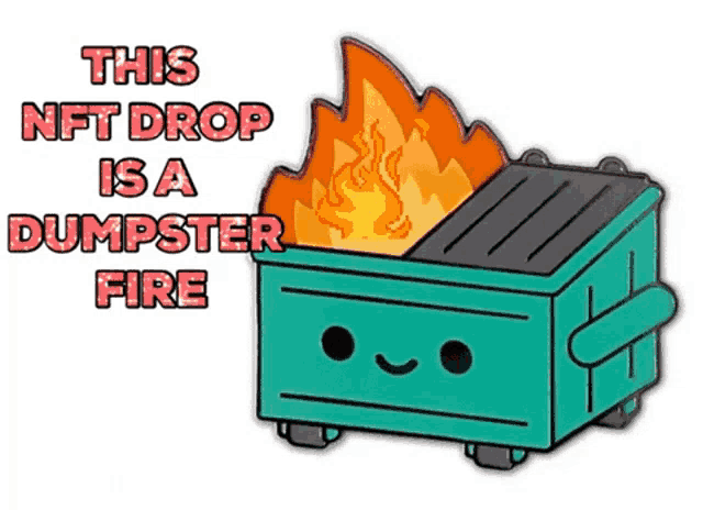 Dumpster Fire Nft GIF