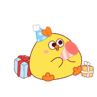 Dundun Chicken Miniso Sticker