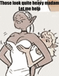 Dungeon Meshi Heavy Boobs Meme