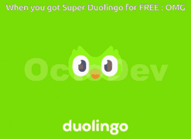 Duolingo Super Duolingo GIF
