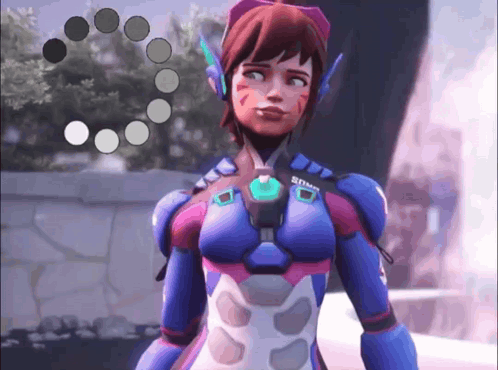 Dva Loading Circle Dva Mentally Stuck GIF