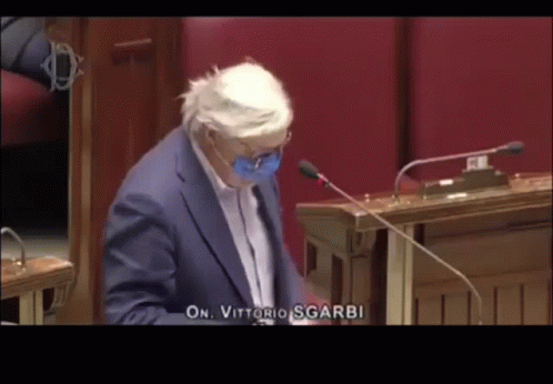 E Leièun Fascista GIF. This 498 x 346 animated GIF is part of our sgarbi collection. Created by chettax. View the original animation, share it, or browse…
