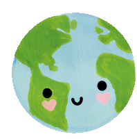 Earth Day Planet Sticker