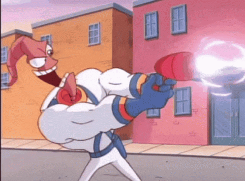Earthworm Jim Retro GIF