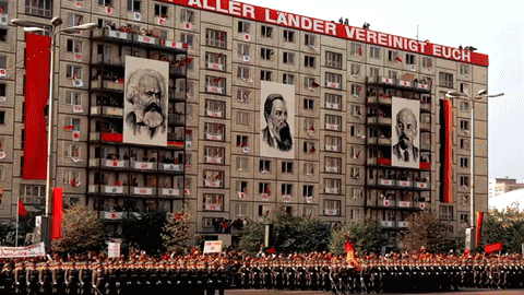 East Germany Republic Day Parade GIF