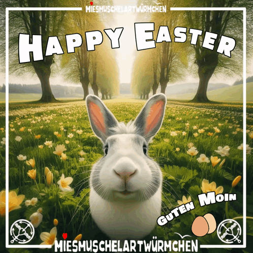 Easter Bunny GIF. This 498 x 498 animated GIF is part of our lustige montags collection. Related themes include bunny, easter, happy easter. Created by…