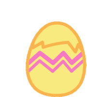 Easter Egg Hatch Molang Sticker