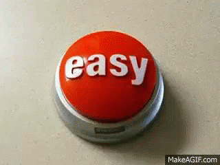 Easy Button GIF. This 320 x 240 animated GIF is part of our easy button collection. View the original animation, share it, or browse related GIFs.