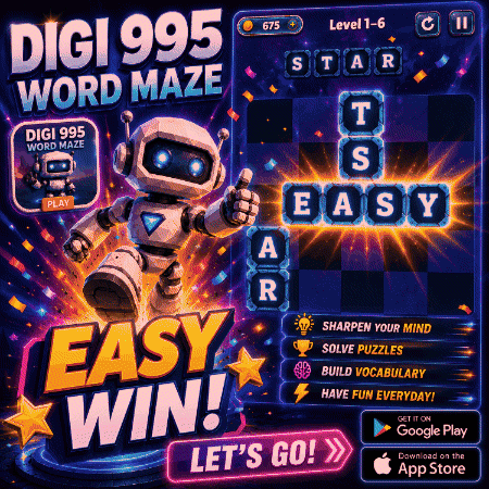 Easy Win Digi 995 Word Maze GIF