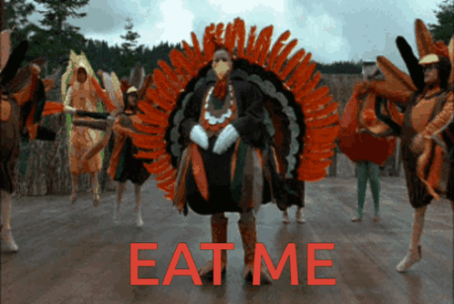 Eat Me Turkey GIF