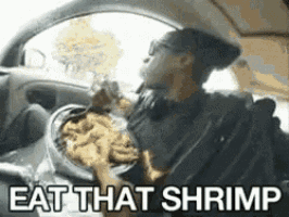 Eat That Shrimp Hungry GIF