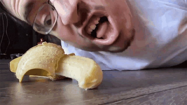 Eating Banana Ricky Berwick GIF