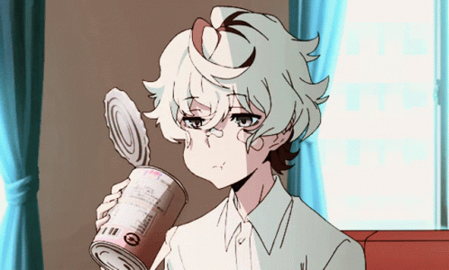 Eating Kiznaiver GIF