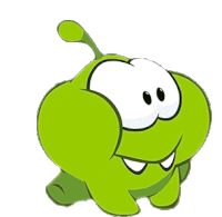 Eating Om Nom Sticker