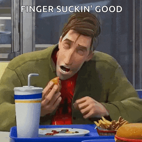 Eating Peter Parker GIF