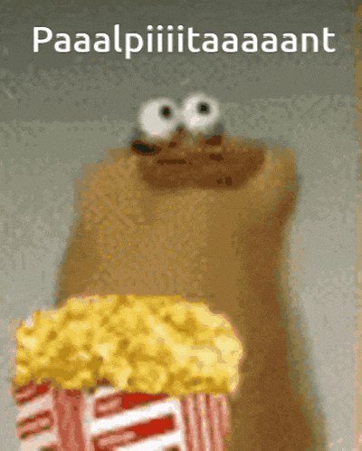 Eating Popcorn GIF