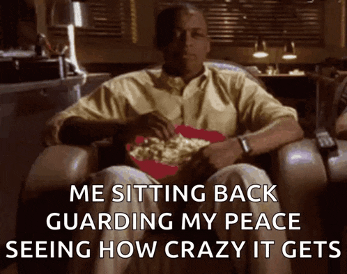 Eating Popcorn Oh Yeah GIF