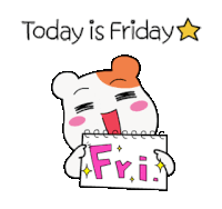 Ebichu Friday Sticker