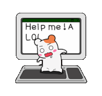 Ebichu Help Me Sticker
