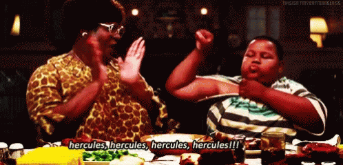 Eddie Murphy Hercules GIF. This 498 x 239 animated GIF is part of our nutty professor hercules collection. Related themes include clapping, excited. Created…