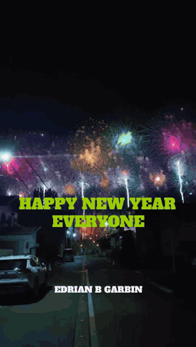 Edrian B Garbin Happy New Year GIF