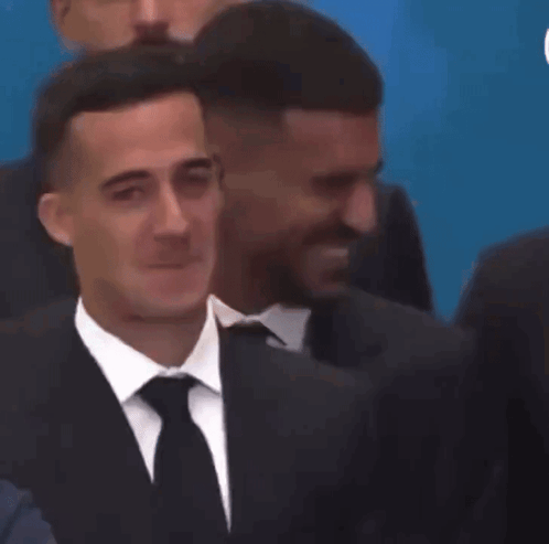 Edufede68 Lucas Vazquez GIF. This 498 x 493 animated GIF is part of our holding back laughter collection. Related themes include laughing, real madrid…