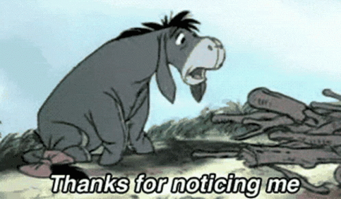 Eeyore Thanks GIF