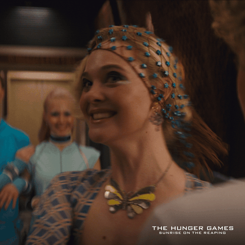 Effie Trinket The Hunger Games Sunrise On The Reaping GIF