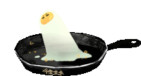Egg Egg Ghost Sticker