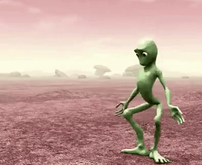 El Chombo / Dame Tu Cosita  / Alien / Marciano  Dançando / Memes / Dança GIF