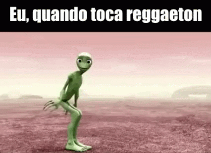 El Chombo / Dame Tu Cosita  / Alien / Marciano  Dançando / Memes / Reggaeton GIF